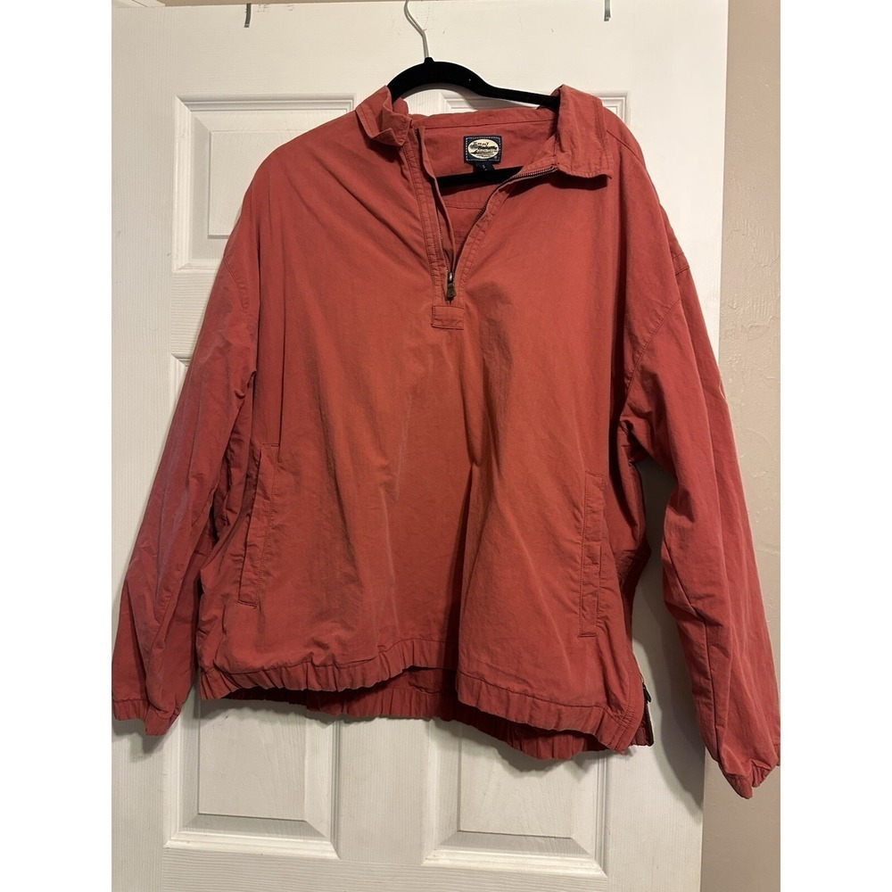 Tommy Bahama Mens Large Coral Pullover Quarter Zip